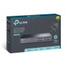 Switch 16p con 8POE +2Sfp Admin. Tp-Link Gigabit Poe 802.3at/af, 150w, Rack 1Fan/Ext.