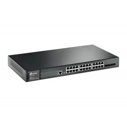 Switch 24 Ptos 100/1000 Mbp TP-LINK Adm 4 Ptos Combo Rj45/Sfp, Layer 2, Vlan