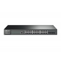 Switch 24 Ptos 100/1000 Mbp TP-LINK Adm 4 Ptos Combo Rj45/Sfp, Layer 2, Vlan