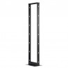 Rack piso 2.13 mt, 45u 7ft, +Ancho, EIA Tuerca, Hierro Fab Nac, estilo EIA