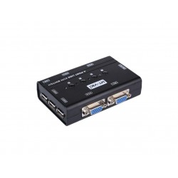 Kvm Serv-Switch, 4 Ptos USB, CON cables, Garantia: 10 dias fecha factura