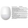 Detector PIR RF Anti Mascota  Hikvision Pir Mwave, 24k, 85g, Tamper, 433Mhz 800m 10x10m2 Indoor, 2×CR123A, 3.0v. Gtia:90d