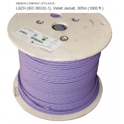 Bobina CAT 6A Panduit 26awg 10Gb Azul 750 Mhz, Redondo, Chaqueta Pvc, 305 Mts (SD) UTP, riser (CMR), retardant PVC ins