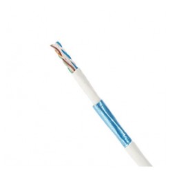 Bobina CAT 6A Panduit 26awg 10Gb Azul 750 Mhz, Redondo, Chaqueta Pvc, 305 Mts (SD) UTP, riser (CMR), retardant PVC ins