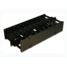 Organizador Horizontal 1 u, frente/Traser, Pand Fte:3"x3" - Tras. 2"x5", Plastico, Negro