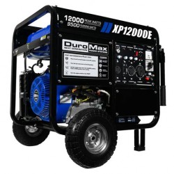 Generador Hibrido 12000W Pico, 110/240ac 9000w Run, Hibrido, Gas/Gasolina