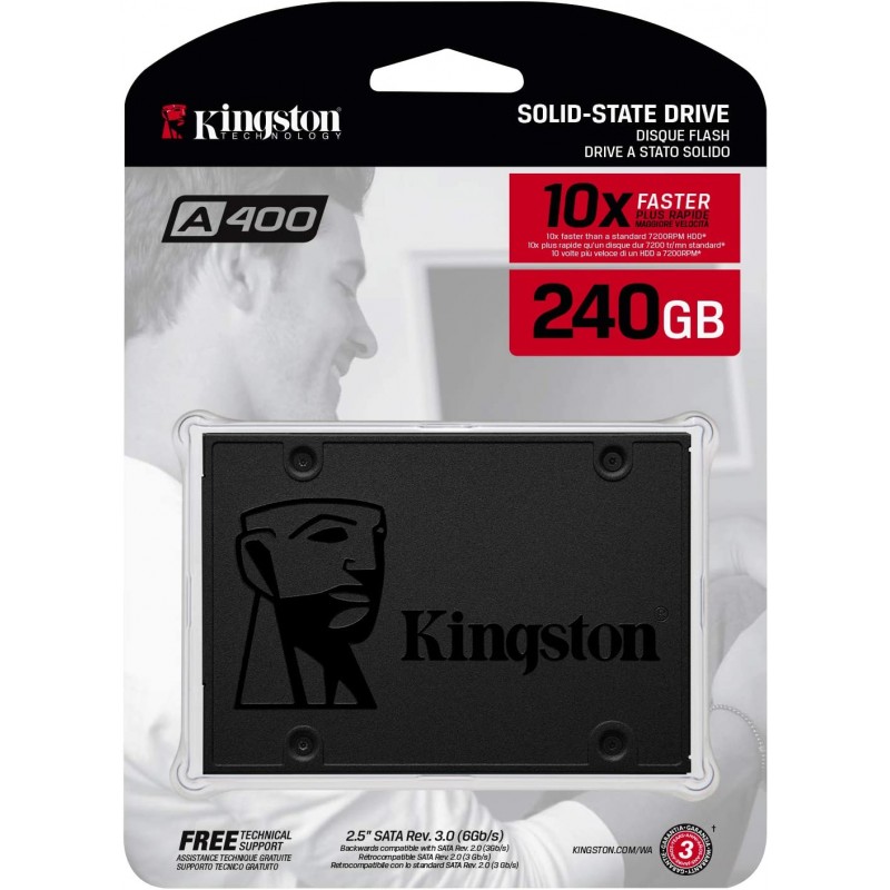 Disco Duro SSD 240 Gb Sata3, Kingston 2.5p, Solido, Garantia: 90 dias factura