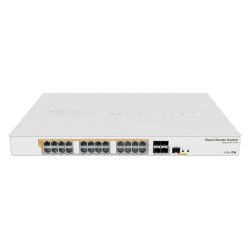 Switch 24p POE 4 Sfp. Mikrotik Admin, 500w 28 Ptos Gigabit Poe 802.3af/at, 30w License Lev 5. Grntia Gnral: 90 dias