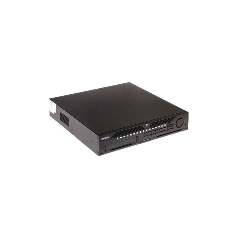 NVR 64 Cam IP 12Mpx, 8DD Sata, Hikvision, 4Raid, rs232/485, h265,  Alarm 16In/4Out, 3Usb, 1rca, 2Hdmi/Vga, 2U. Gtia: 90 Dias