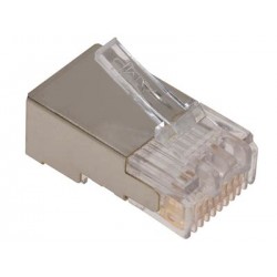 Conector RJ-45 Passtrought Cat 6, 50unds