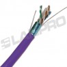 Bobina CAT 6A Lanpro U/FTP Violeta 10Gb LSZH, 500 Mhz, Redondo, 23awg, 305M