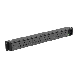 Regleta Electrica 120 AC, Panduit 20 Amp p/Rack, Sin Switch On/Off, Ideal p/Ups