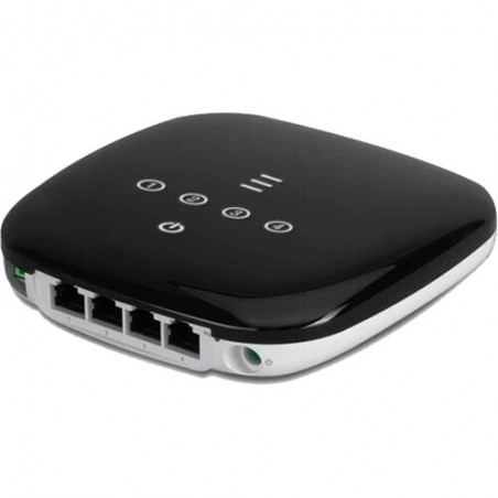 Router GPON Wi-Fi 4 MIMO 2x2, 1WAN, 4LAN G, UniFiber PoE 24v IN, ITU G.984, Gigabit, SC-APC 7w, Down2.4Gb UP1.2Gb Gtia:90d