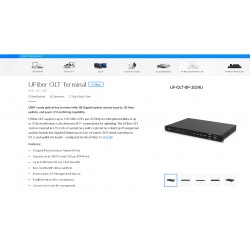 Switch GPON OLT 8 Ptos SFP Gb, UniFiber, ITU G.984, OLT SFP, 20Km, 1024Clientes, 2.4DownGbps 1.2UpGbps. Gtia:90d