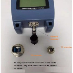 Optical Powermeter, FC SC, Zero FTTH 3xAA, -70dBm~+26dBm, 8x Wavelength 850/980/1300/1310/1490/1550/1625/1650