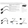 Extensor Hdmi Pasivo, 30m, Req 2 Cables Utp Cobre c5e o C6. Gtia: 30d