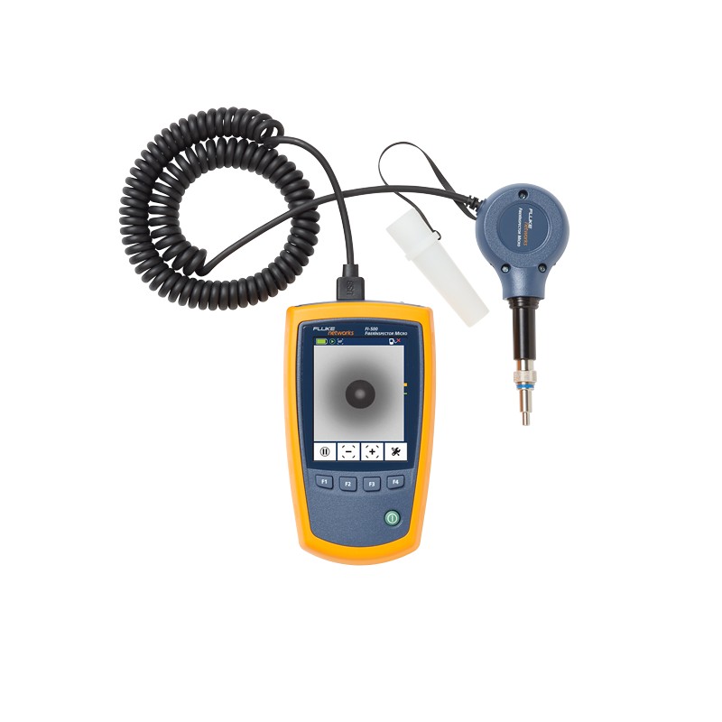 Fiber Inspector Micro-Fiber Optic Fluke Networks, Scope Camera with PortBright Illumination, Endface Inspect. Gtia:90d