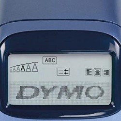 Etiquetadora Portatil Dymo Interface Lcd 5 letras, 7 print, 1-2 lineas, Gtia: 30d 4x AA, Usa cassete 1/2 pulgada