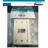 Faceplate Panduit 2 Puertos Blanco Ejecutivo.