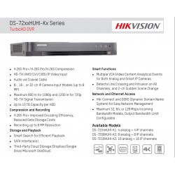 DVR 16 Cam +2IP, 4K, Hikvision 8Mpx Cloud Storage, PentaHìbrido, Sop 2dd 10T 2Usb2-3, h265 Pro. Gtia: 90 dias