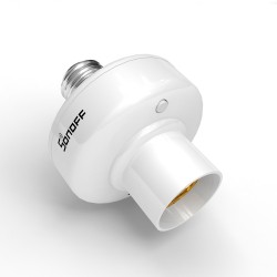 Control Bombillo E27 Inalambrico, SonOff bulb, 100-240vac, WiFi 802.11, RF 433Mhz Benjamin Macho Hembra, Android- IOS