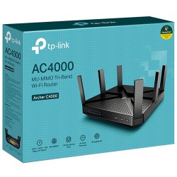 Router Tri Band 2375Mhz, 6 Antena Archer 2x 5Ghz_1625Mbps, 2.4Ghz_750Mbp, 2Usb, 4Lan Gigabit 1wan. Gtia: 90 dias