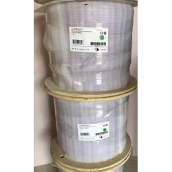 Bobina Siemon Cat 6A 10Ghz F/UTP Violeta doble chaqueta, CMP, plenum, awg24, 1 hilo tierra, par Foild, LSOH, 10GbaseT