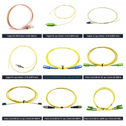 Fibra Optica Drop SM 1 hilo con mensajer SM_ Monomodo. 9/125um 900um lszh Carrete para detal por metros.