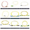 Fibra Optica Drop SM 1 hilo con mensajer SM_ Monomodo. 9/125um 900um lszh Carrete para detal por metros.