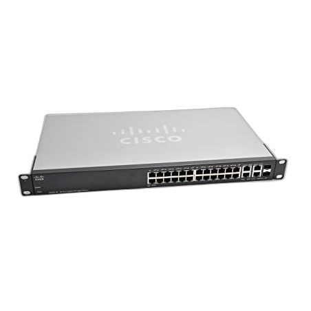 SWITCH 24P POE, 2GIGA, 2SFP, ADM CISCO LAY2/LAWY3, 180W, 802-3AT/AF, RACK 56 GBPS. GRTIA 120DIAS