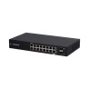 Switch 16 Ptos Gigabit 2Sfp 1Poe, Ubiquiti 1000 Mbp, Rack, Vlan 4K, Admin L2, Fanless.. Gtia:30dias