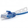 Patch Cord CAT 6 STR, 50cm 3Ft, Azul, LP, Utp, TIA568-C.2, 28awg, UL, CM, 550Mhz