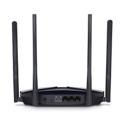 Router Dual Band 1800Mbp, WiFi 6 Mercusy 4Ant, 2.4Ghz/574Mbp, 5Ghz/1200bps, 802.11ac, 3Lan 1wan Gigabit. Grtia: 90d