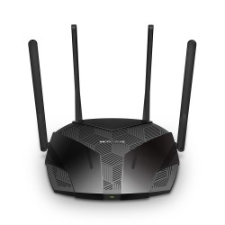 Router Dual Band 1800Mbp, WiFi 6 Mercusy 4Ant, 2.4Ghz/574Mbp, 5Ghz/1200bps, 802.11ac, 3Lan 1wan Gigabit. Grtia: 90d