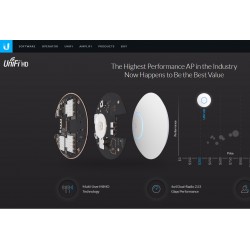 AP Ubiquiti UniFi, Dual Band 2.4/5GHz MU-MIMO4x4, 500 Usuarios, 122m, 802.11ac Wave2, 2533Mbps 8BSSID, 1LAN Gb, 1LAN Gb PoE 48v