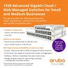 Switch HP Aruba 48 Ptos Gigabit 4x SFP 1Gb/10Gb, Admin., L2+/L3, QoS, VLAN, Series Instan On 1930. Gtia: 30 dias