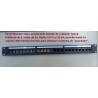 Panel Modular 24 Ptos, Standard Cat 6-6A Rj-11, para uniones Rj-45, soporte trasero.