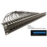 Patchpanel 24p CAT 6, 1rmu, Siemon MAX In-Line coupler