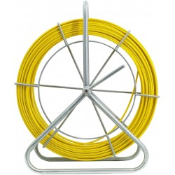 Guaya Pasacable Mariota 130mt 6mm, 8.6kg, 426,5ft, 1/4". Amarillo, . fibra de vidrio, kits de punta metalica