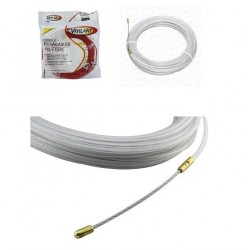 Guaya Pasacable Mariota 130mt 6mm, 8.6kg, 426,5ft, 1/4". Amarillo, . fibra de vidrio, kits de punta metalica