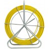 Guaya Pasacable Mariota 150mt 8mm, marco Metal, 15kg, 492ft, 1/3". Amarillo fibra de vidrio, kits de punta metalica