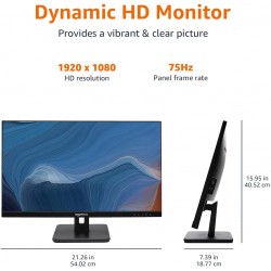 Monitor 24" Led, Vga Dvi Hdmi AOC 1920x1080, Cornetas. Grntia: 90 Dias