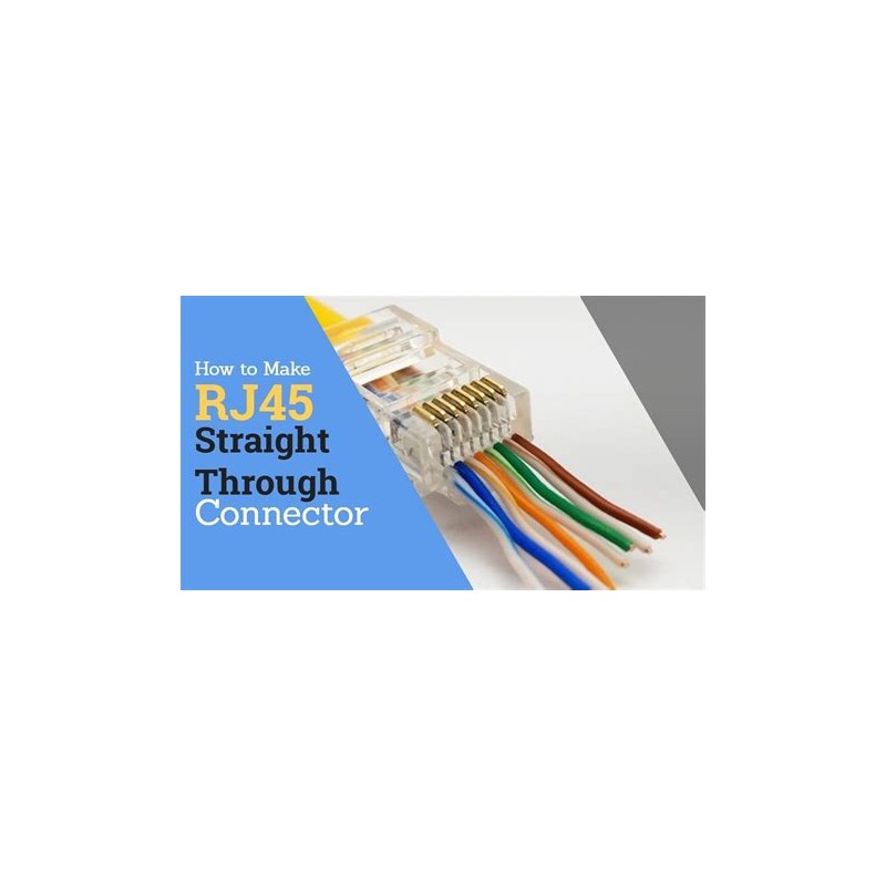 Conector RJ-45 Passtrought Cat 6 Clasico, 100unds