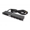 Regleta PDU Trifasico 208v, Vert 42 AC 16A Tripp Lite Cable 6ft, Medidor Digit, 5.7kW, 5-15/20R, 120v, L21-20P, 3P+N+E