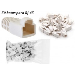 Botas Transparente p/ Rj45, 100 Unds.