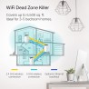 Extensor Mesh Tp-Link Dual AC1200, 3 und 2Rj45x 1000Mbps LanWan, 5500ft2 802.11kvr, 300/867Mbp ac/n. Gtia:30 dias