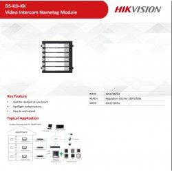 Base Marco para 2 Módulos de Portero IP Hikvision.