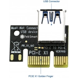 Adaptador PCI-E, Molex 4 Pin, para GPU, Riser Adapter. SIN Garantia.