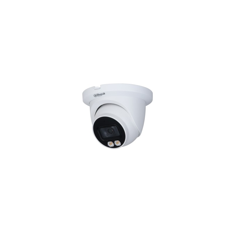 Camara IP Domo 2 Mpx Vu 2.8mm AI Dahua IP67, blanc, IR30m 1/4", Rj45 Poe Onvif 100Mbps, 2SLed, Microfono. Gtia: 90d