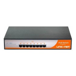 Switch 4 pto POE 65w 1.00 Mbps, Rackeab PoE IEEE802.3at (30W), Linknet